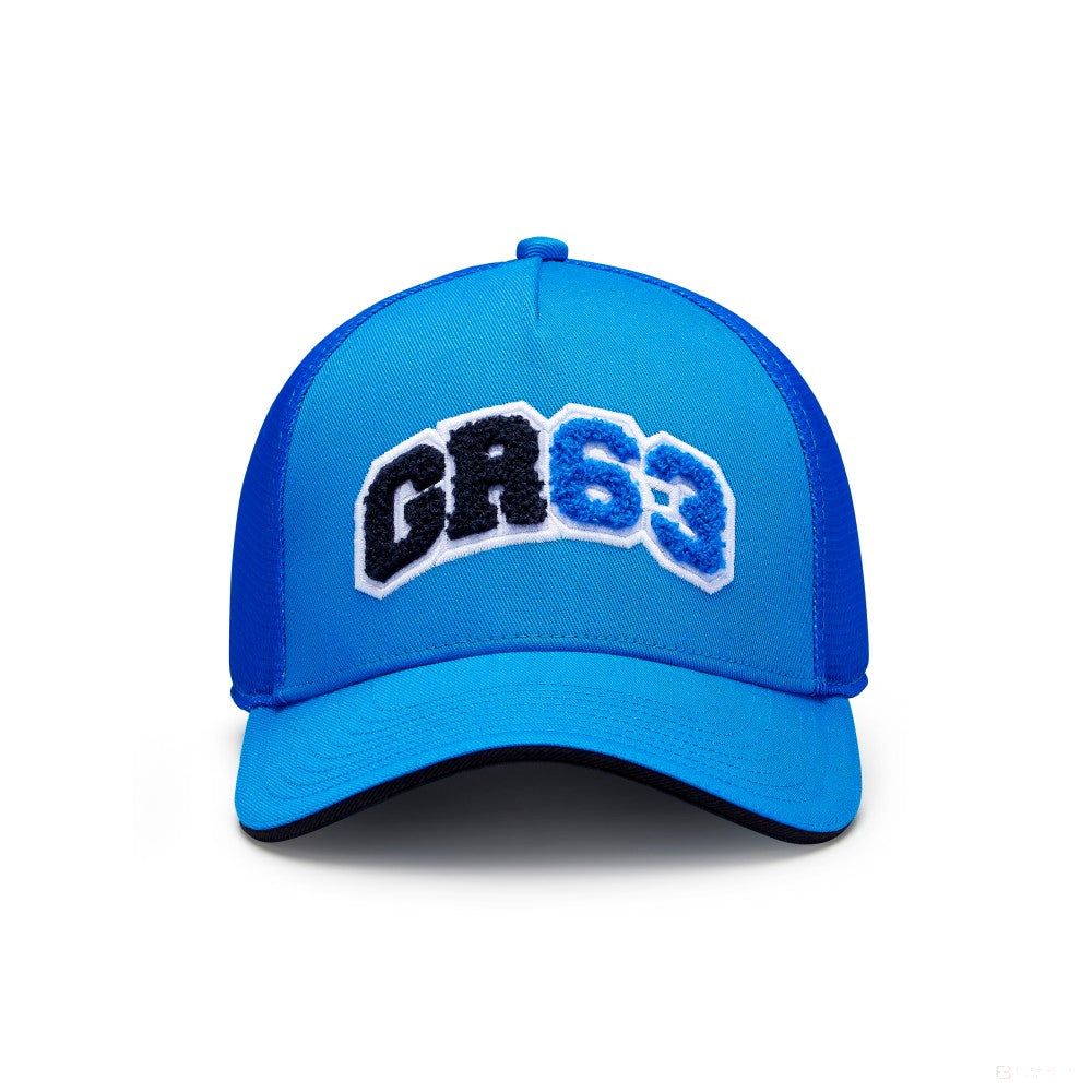 Mercedes George Russell Trucker Cap, Blue