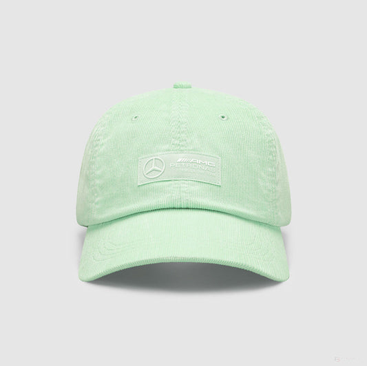 Mercedes Retro Cord Dad Cap, Mint