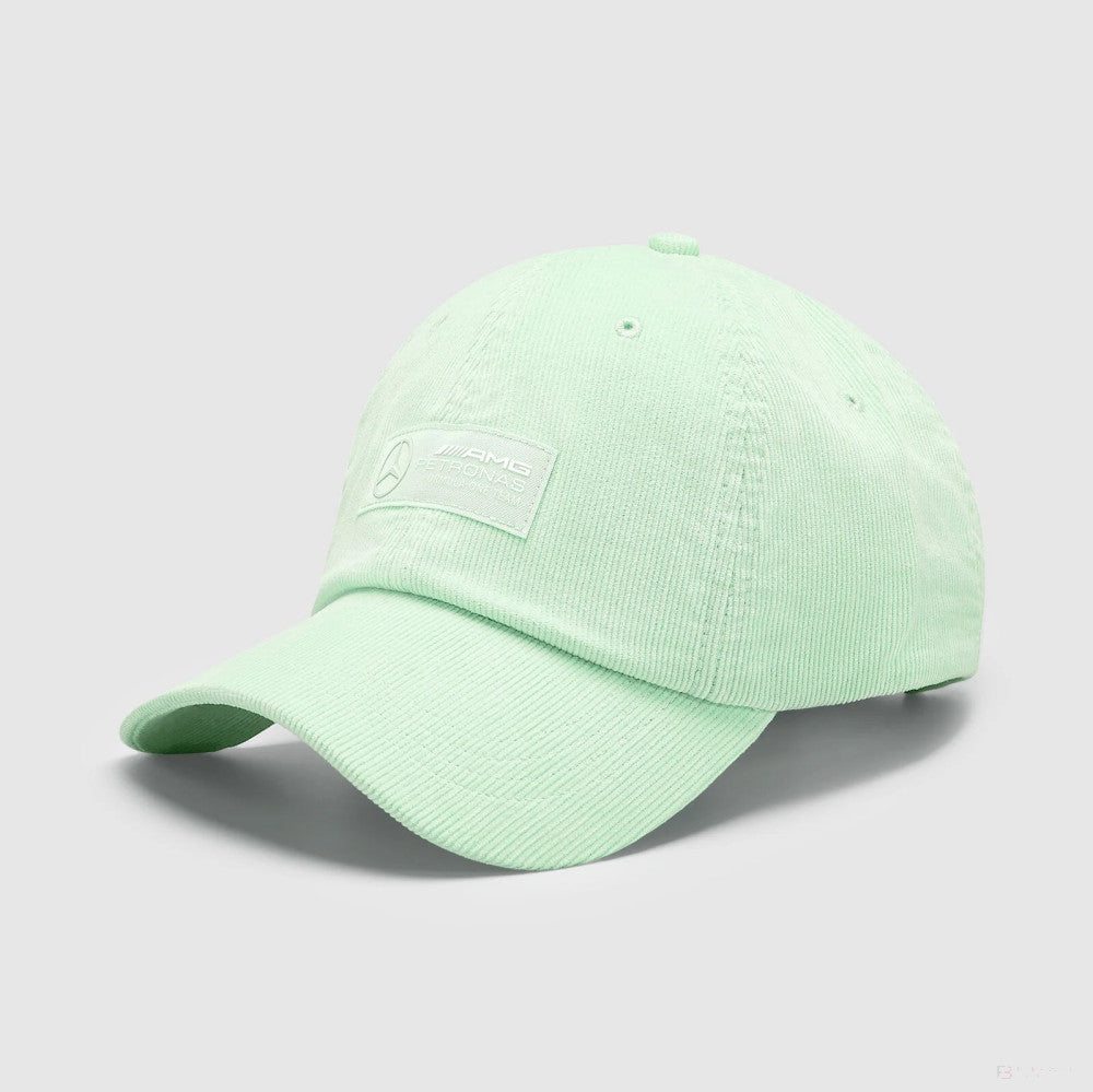 Mercedes Retro Cord Dad Cap, Mint