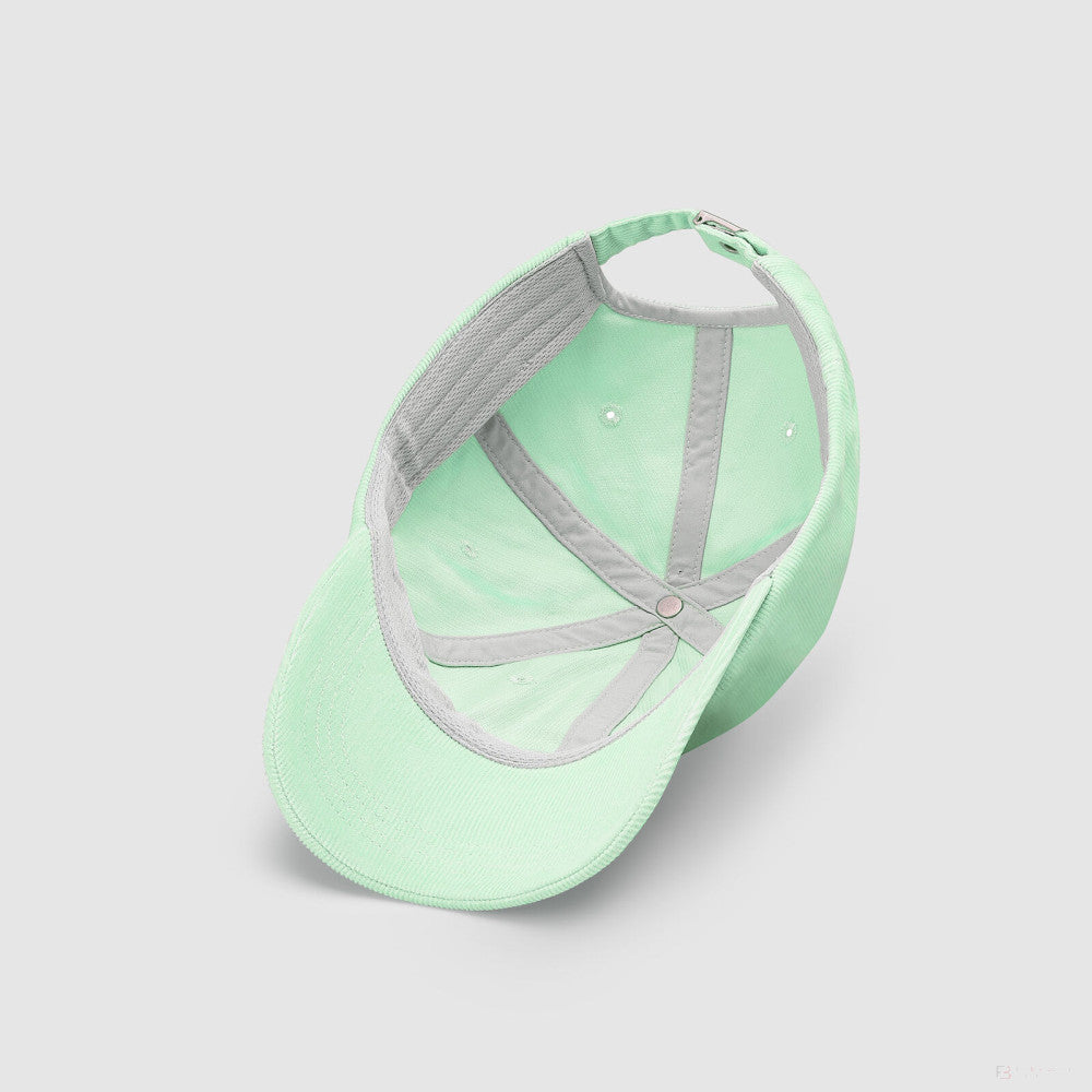 Mercedes Retro Cord Dad Cap, Mint
