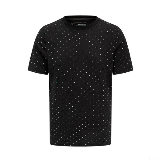 Mercedes Mens Polka Dot Tee, Black