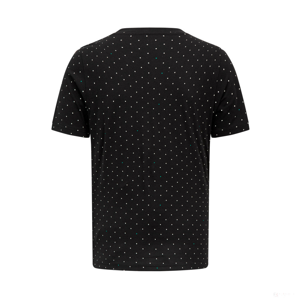 Mercedes Mens Polka Dot Tee, Black