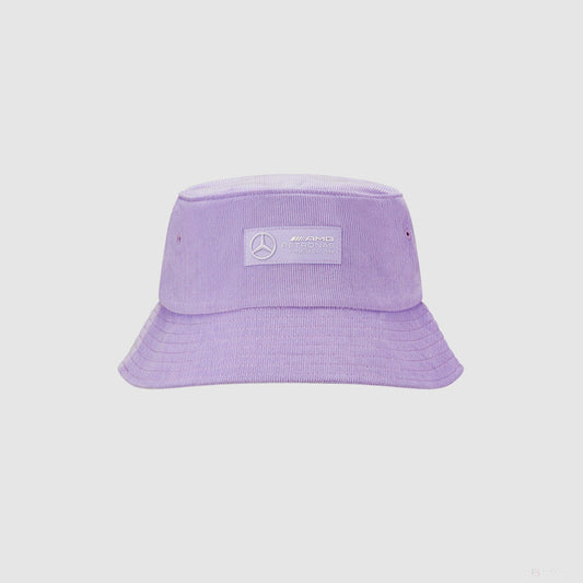 Mercedes Retro Cord Bucket Hat, Lilac