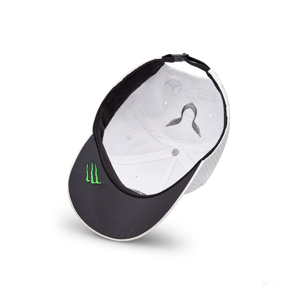 Mercedes Team Lewis Hamilton Col Driver Baseball Cap, White, 2023