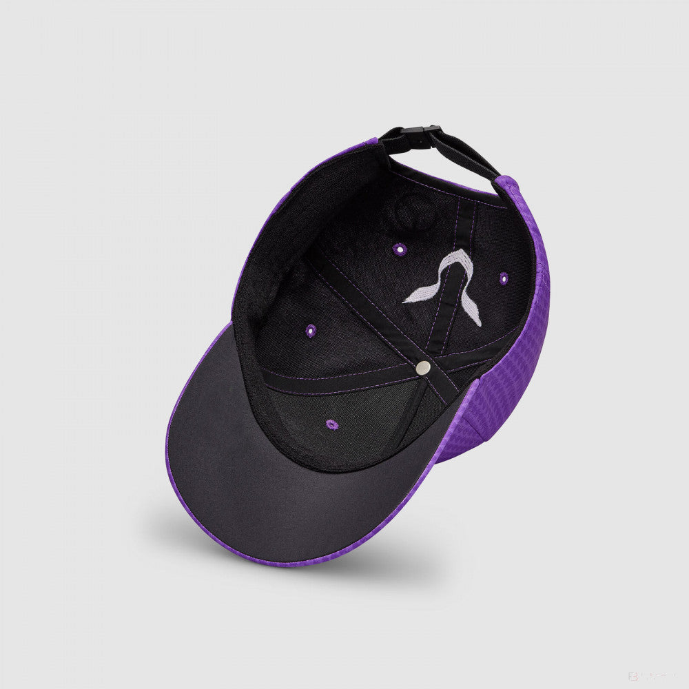 Mercedes Team Kids Lewis Hamilton Col Driver Baseball Cap, Purple, 2023