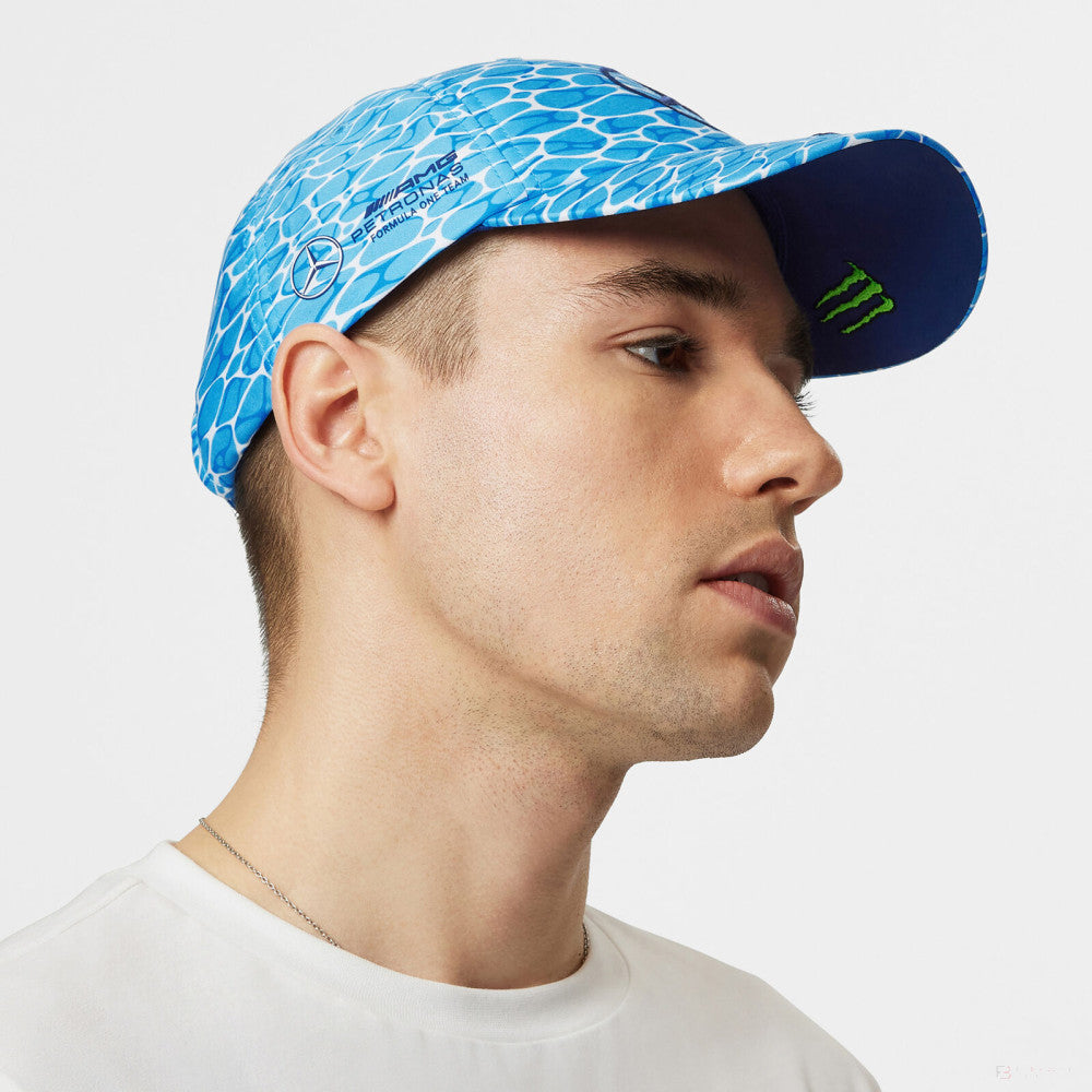Mercedes Team Se George Russell Cap, No Diving, Blue, 2023