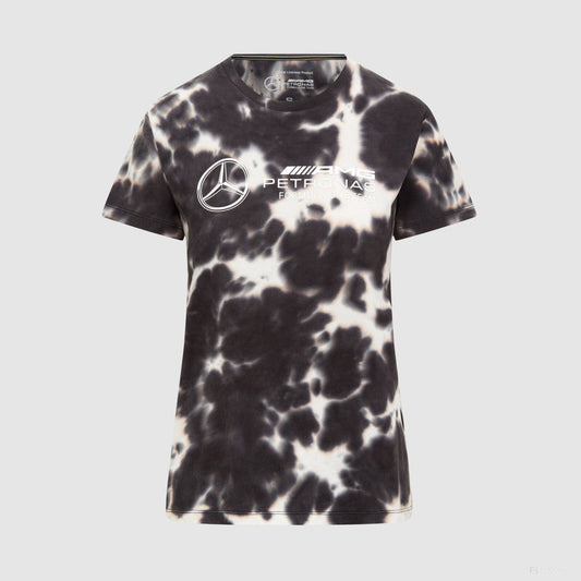 Mercedes Womens Tie Dye Tee, Grey
