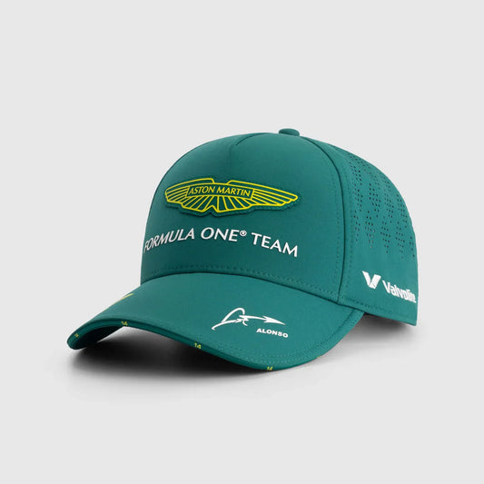 Aston Martin AMF1, Csapat, Sapka, Fernando Alonso, Zöld