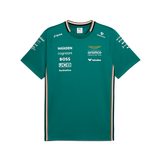 Aston Martin t-shirt, team, Puma, green