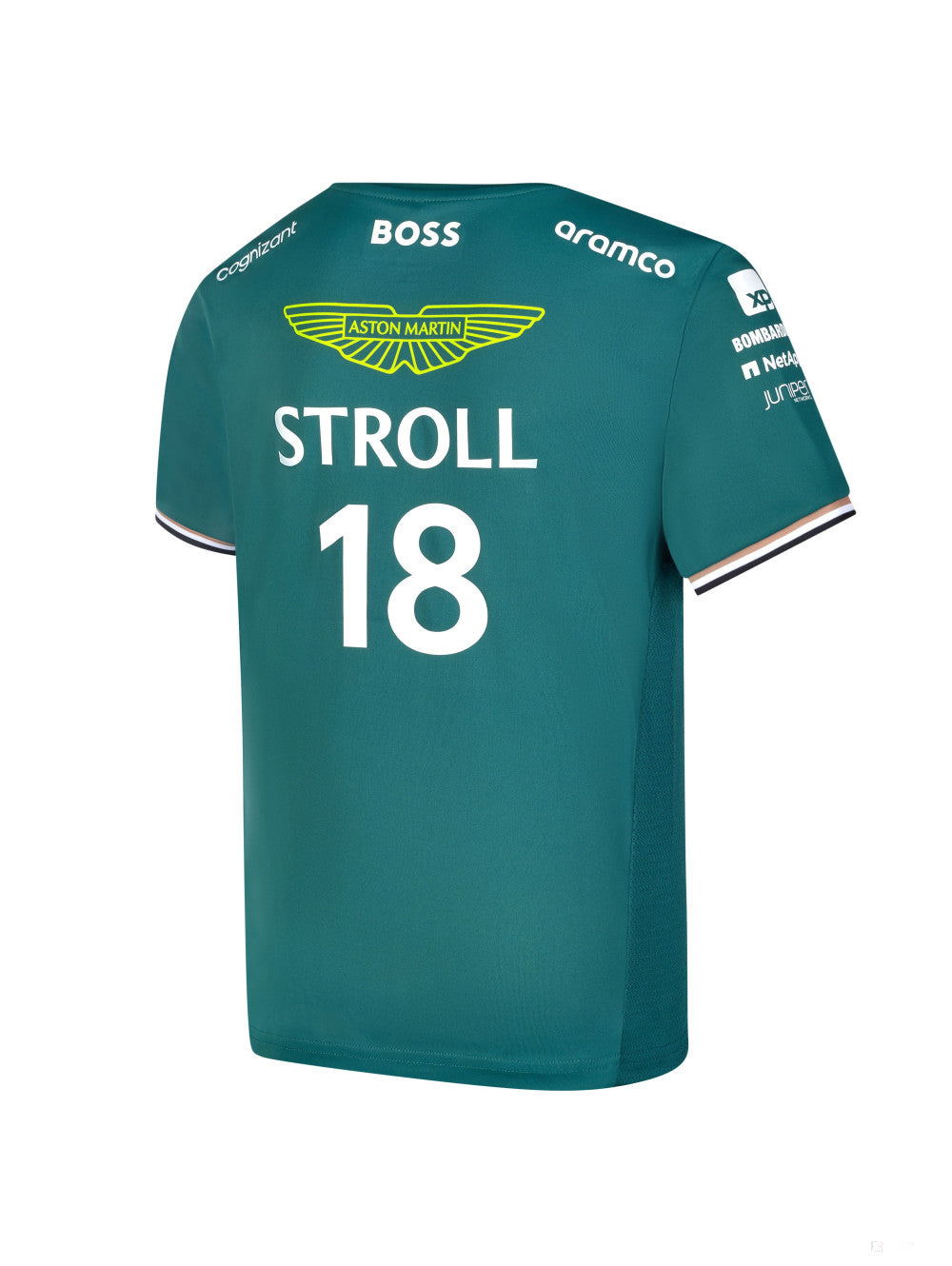 Aston Martin Aramco Cognizant F1 Official Team Driver T-Shirt, Lance Stroll, 2023