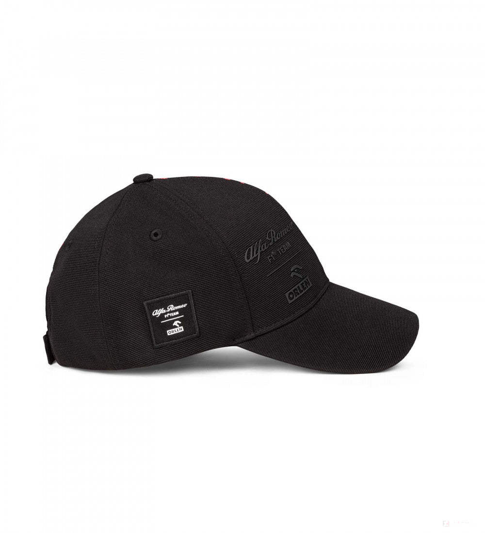 Alfa Romeo Baseball Cap, Zhou Guanyu Team, Adult, Black, 2022