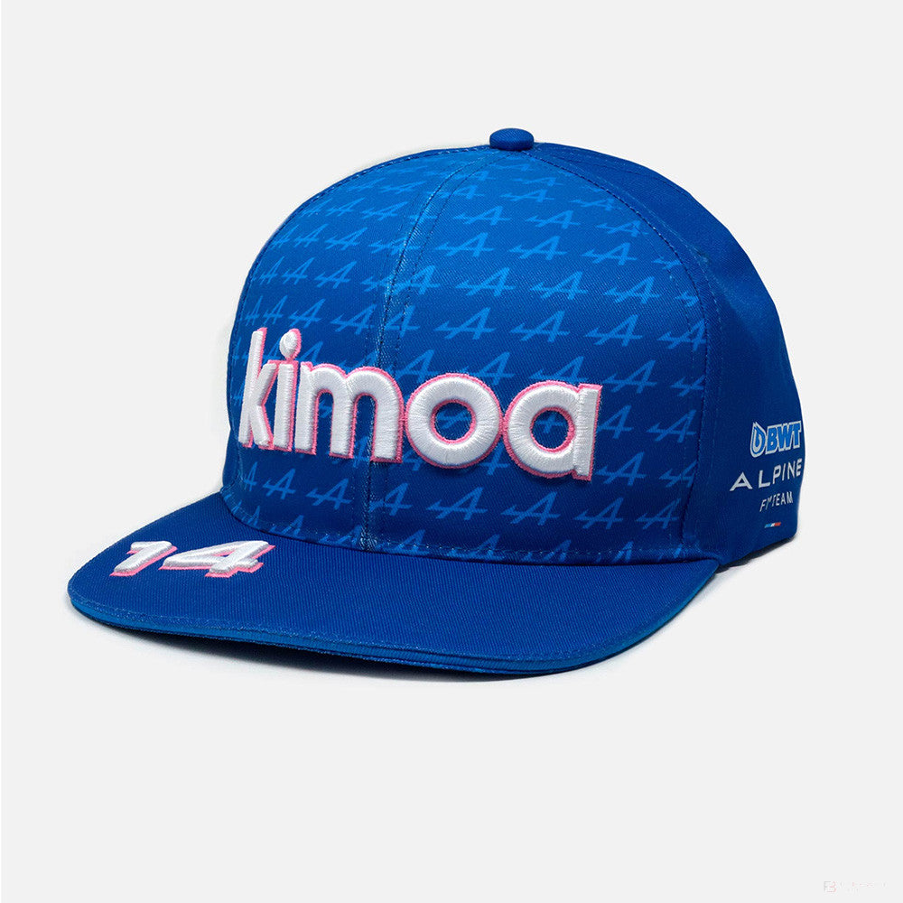 Alpine Flatbrim Cap, Fernando Alonso Kimoa, Blue, 2022