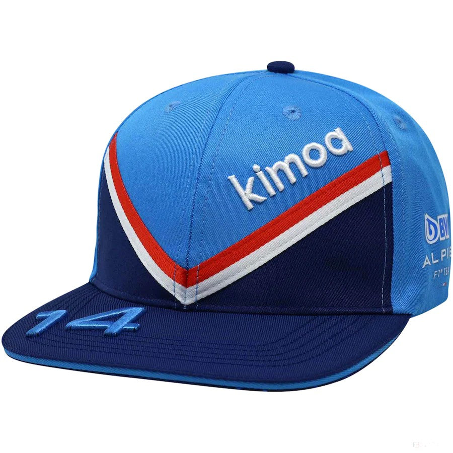 Alpine Baseball Cap, Fernando Alonso Kimoa France GP, Blue, 2022