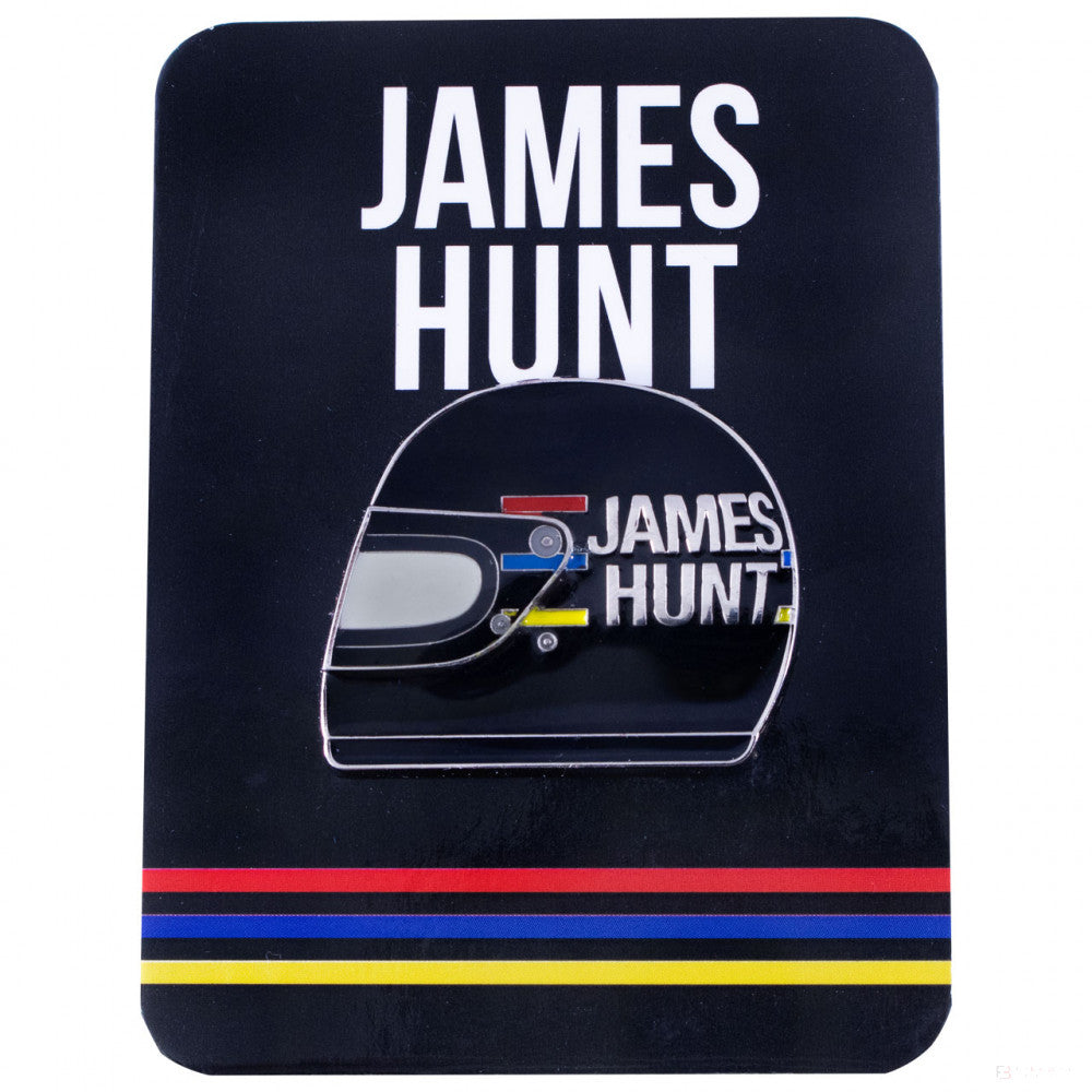 James Hunt Pin, Helmet 1976, Black, 2019