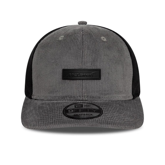 McLaren cap, New Era, cord, grey