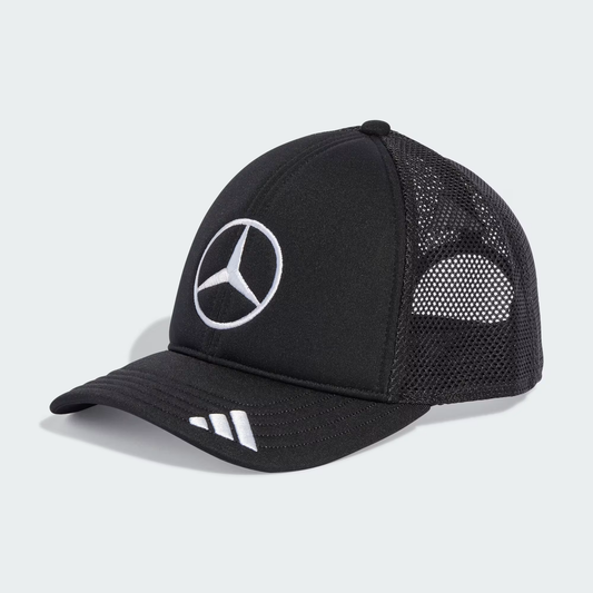 Mercedes cap, trucker, big logo, black 🔥