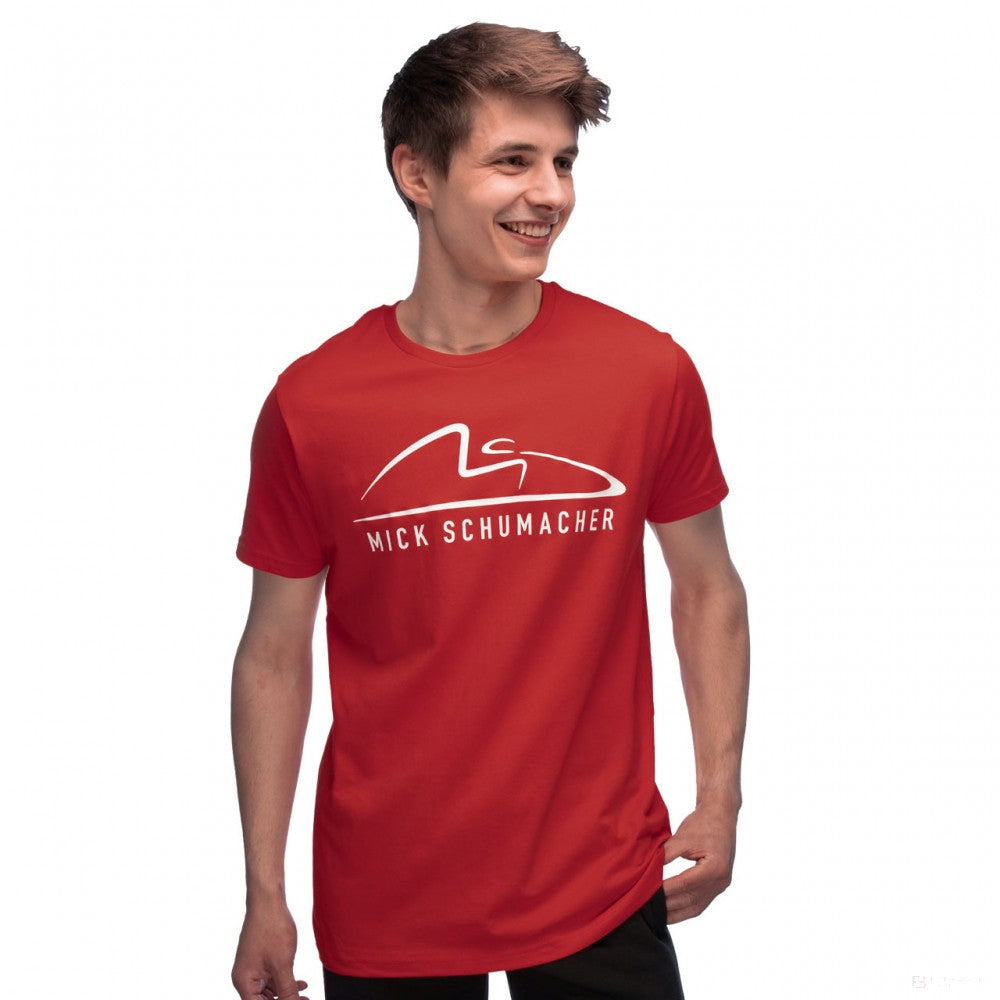 Mick Schumacher T-Shirt, Speed Logo, Red