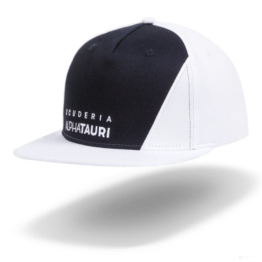 Alpha Tauri Flatbrim Cap, Team, Adult, White, 2021