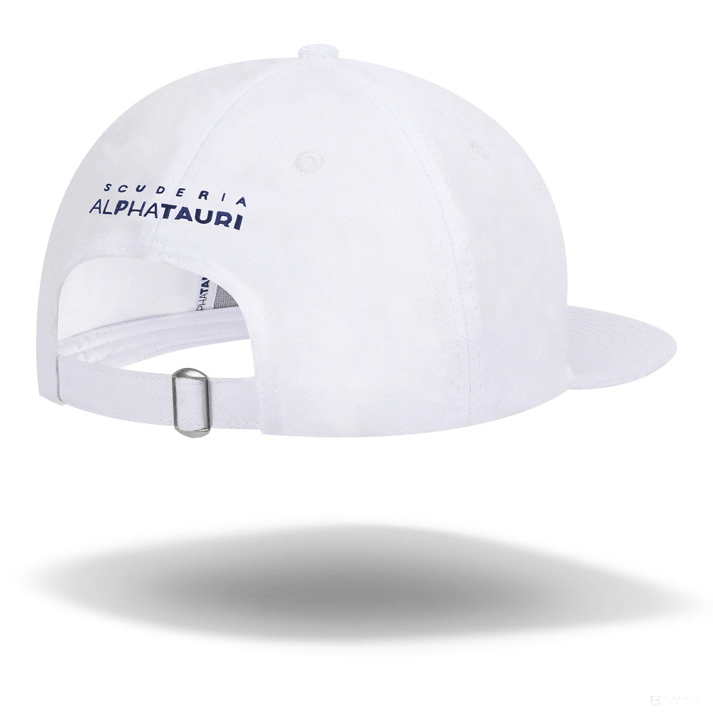 Alpha Tauri Flatbrim Cap, Team, Adult, White, 2021