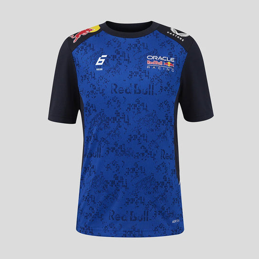 Red Bull t-shirt, team, Isack Hadjar, kids, blue
