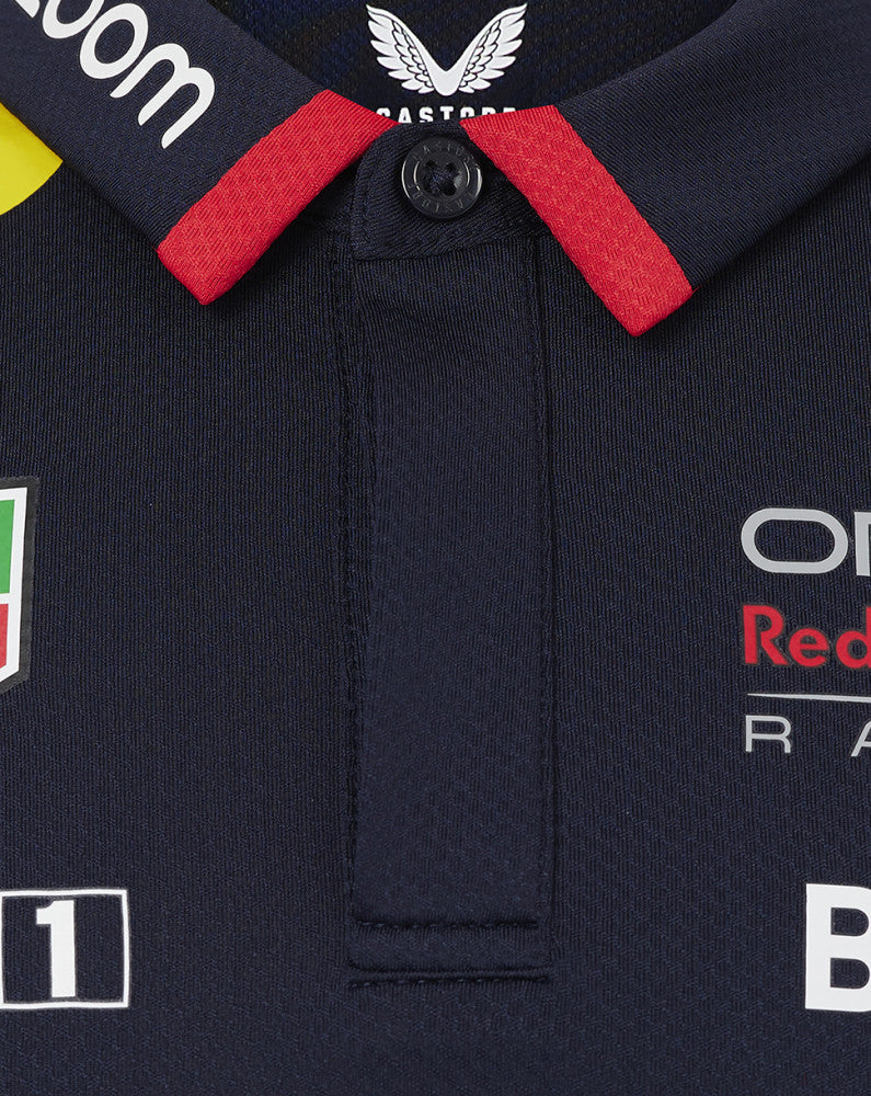 Red Bull polo, Castore, team, kids, blue, 2024