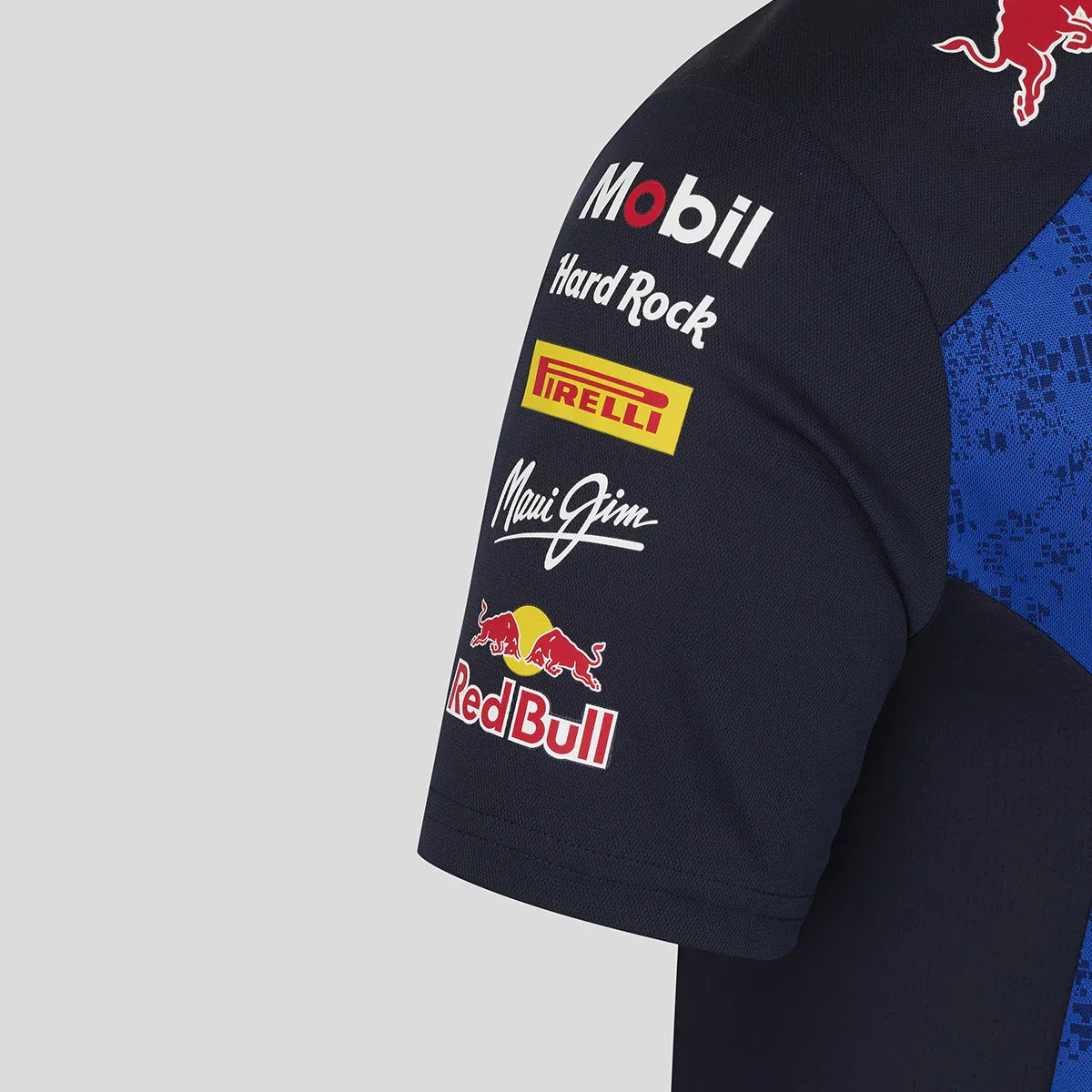 Red Bull polo, team, blue