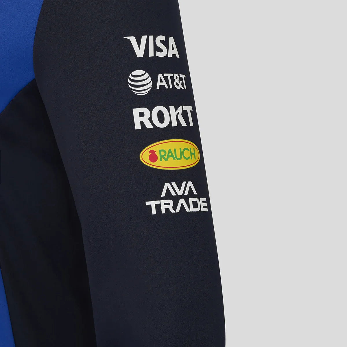 Red Bull sweatshirt, team, quarter zip, blue