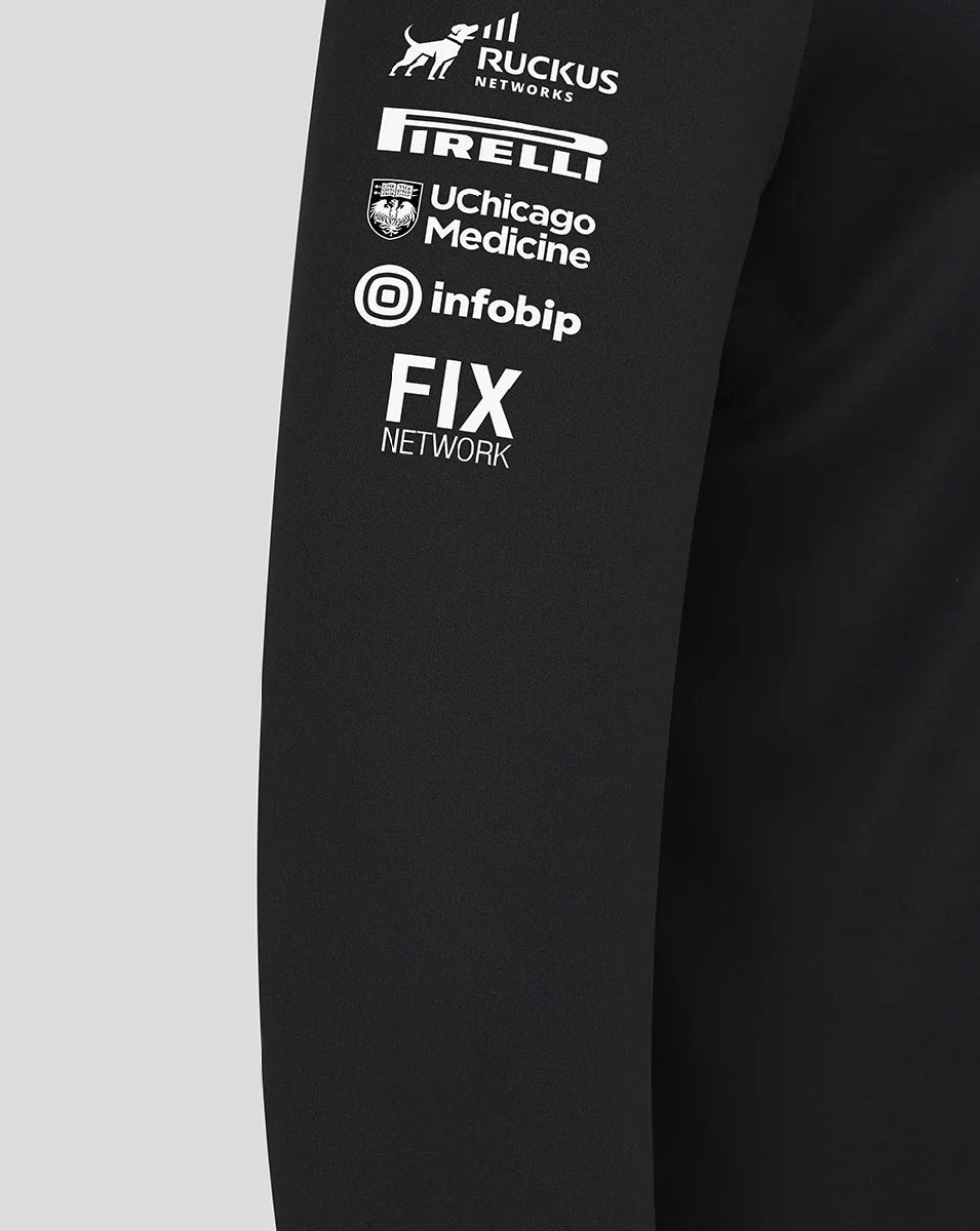 Haas F1 sweatshirt, quarter zip, team, black