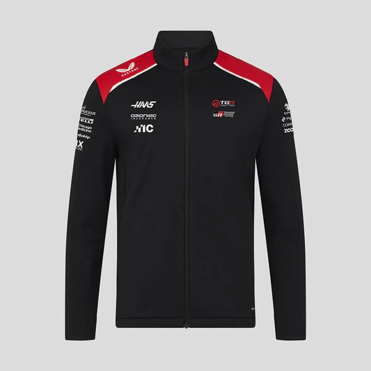 Haas F1 softshell jacket, team, black