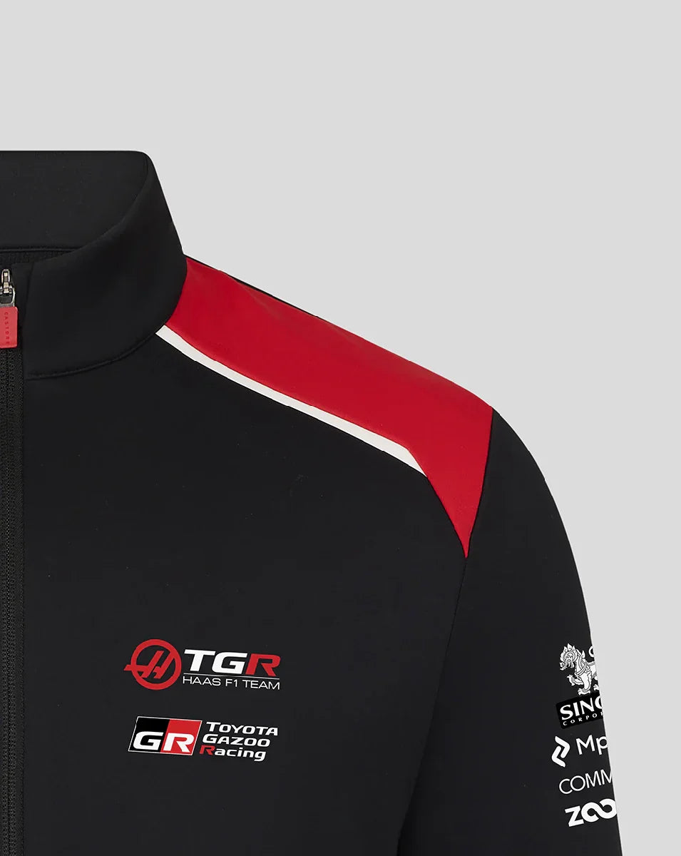 Haas F1 softshell jacket, team, black