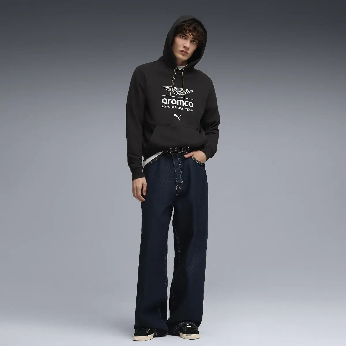 Aston Martin hoodie, essential, black