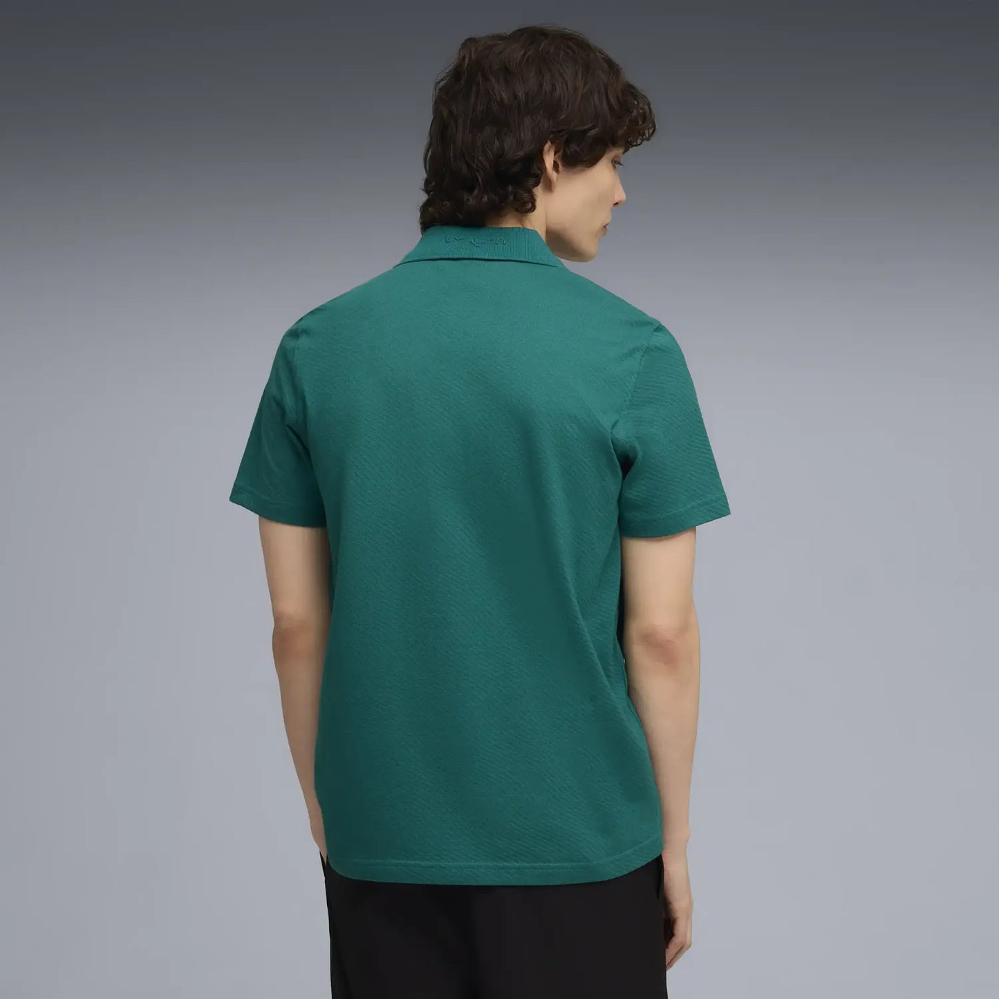 Aston Martin polo, Jaquard, regular fit, Puma, green