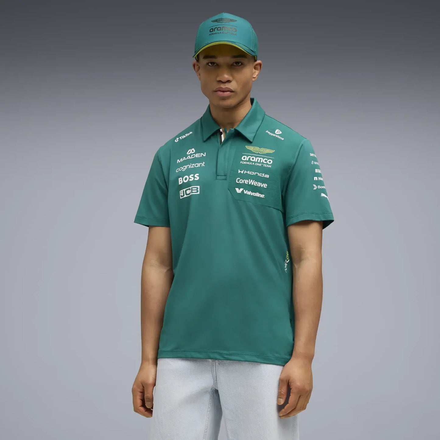 Aston Martin polo, team, green, 2026