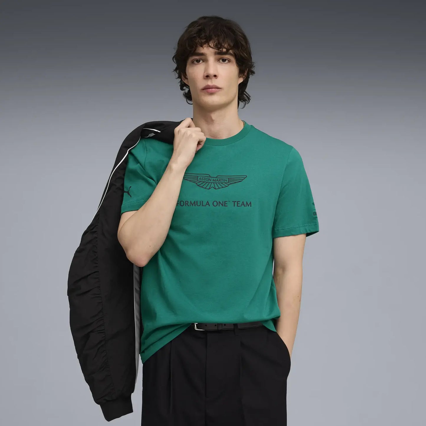 Aston Martin t-shirt, Essential, big logo, green