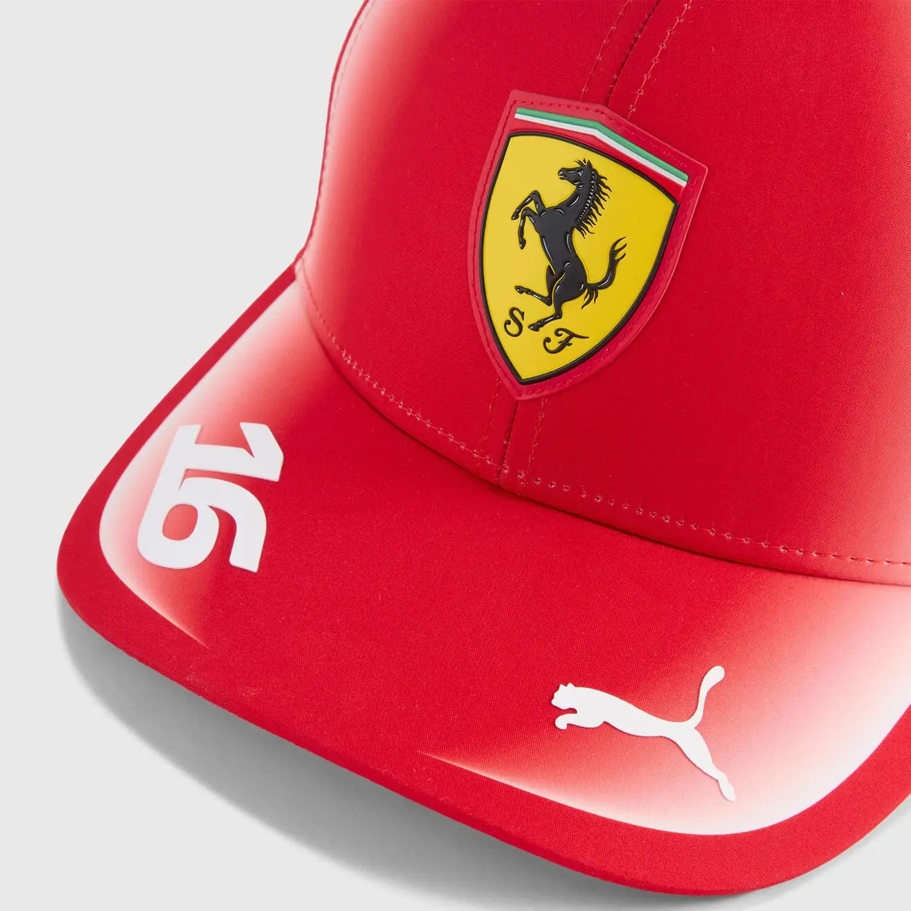 Ferrari cap, team, Charles Leclerc, Puma, kids, red