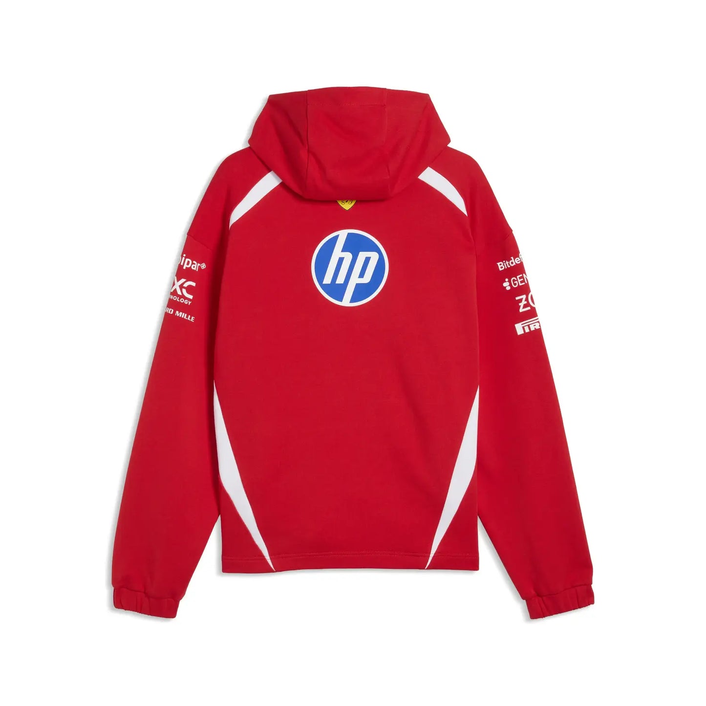 Ferrari hoodie, team, drivers authentic, red, 2026