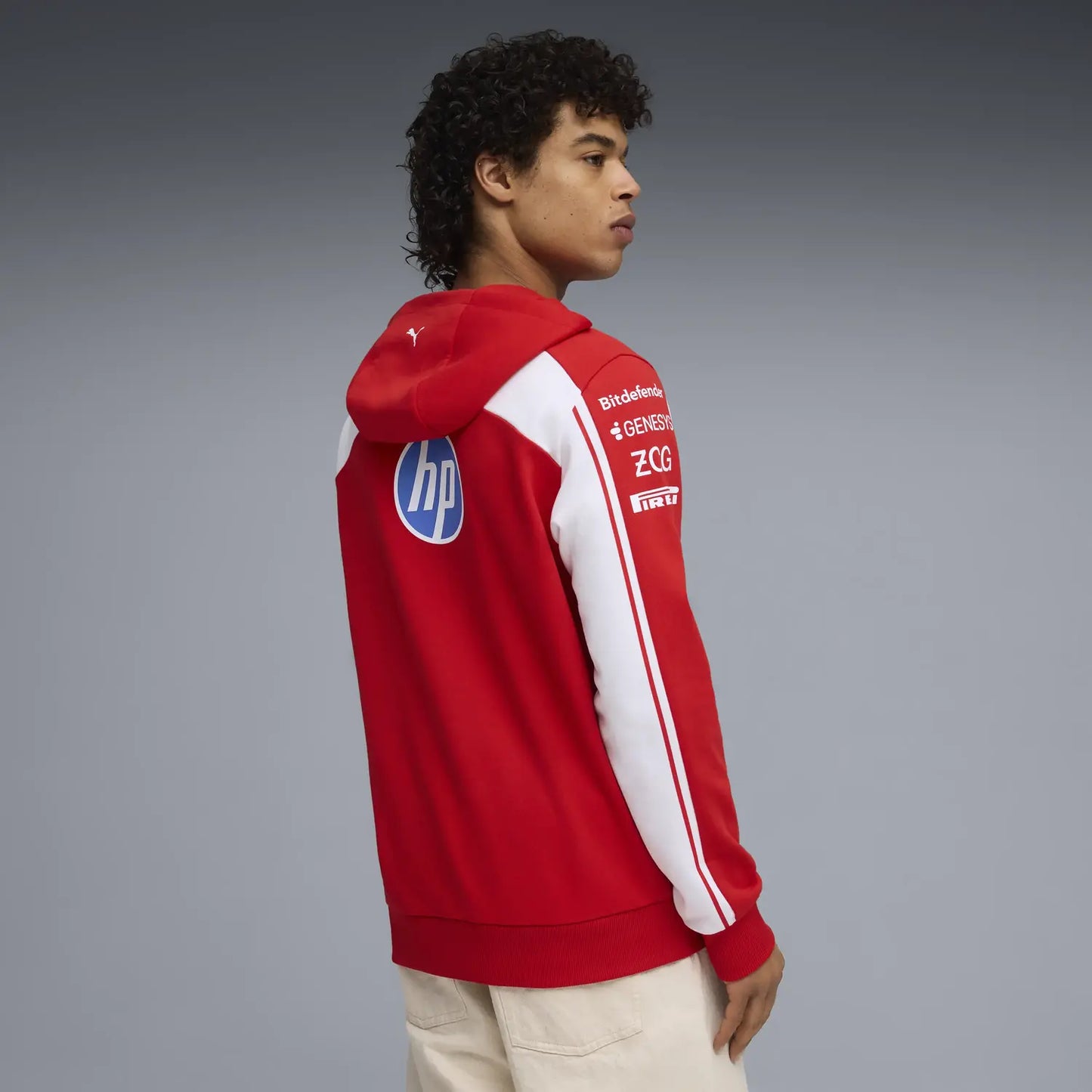 Ferrari hoodie, team, red, 2026