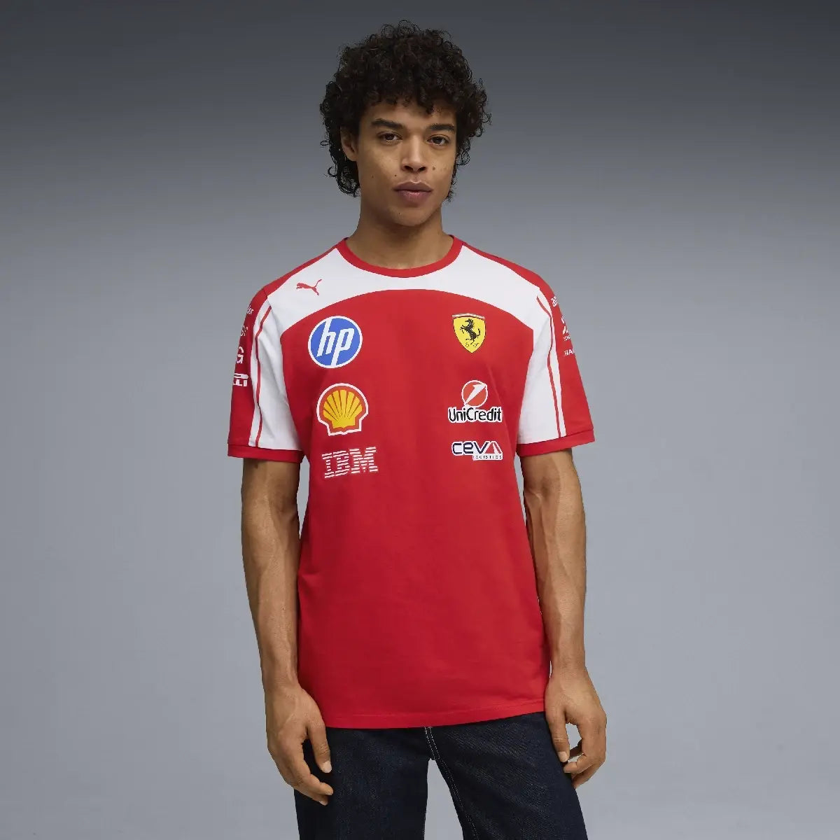 Ferrari t-shirt, team, red