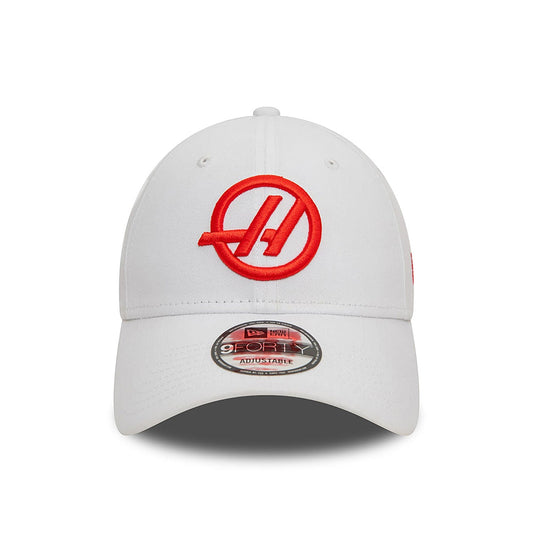 Haas Cap, NEW ERA, 9FORTY, white