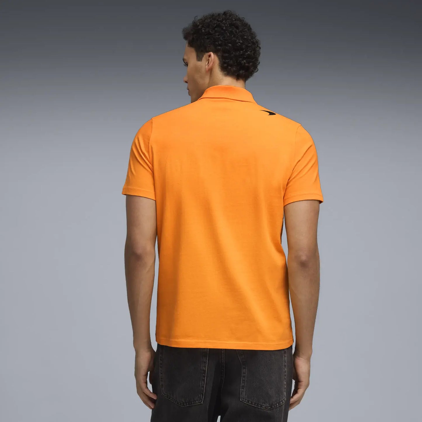 McLaren polo, small logo, papaya
