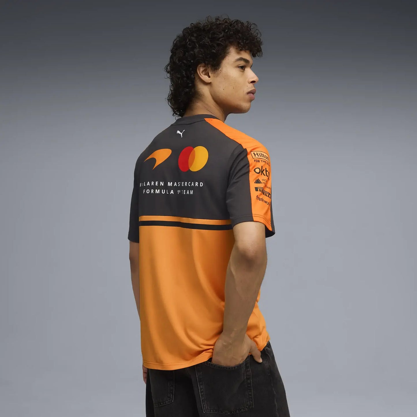 McLaren t-shirt, team, papaya, 2026