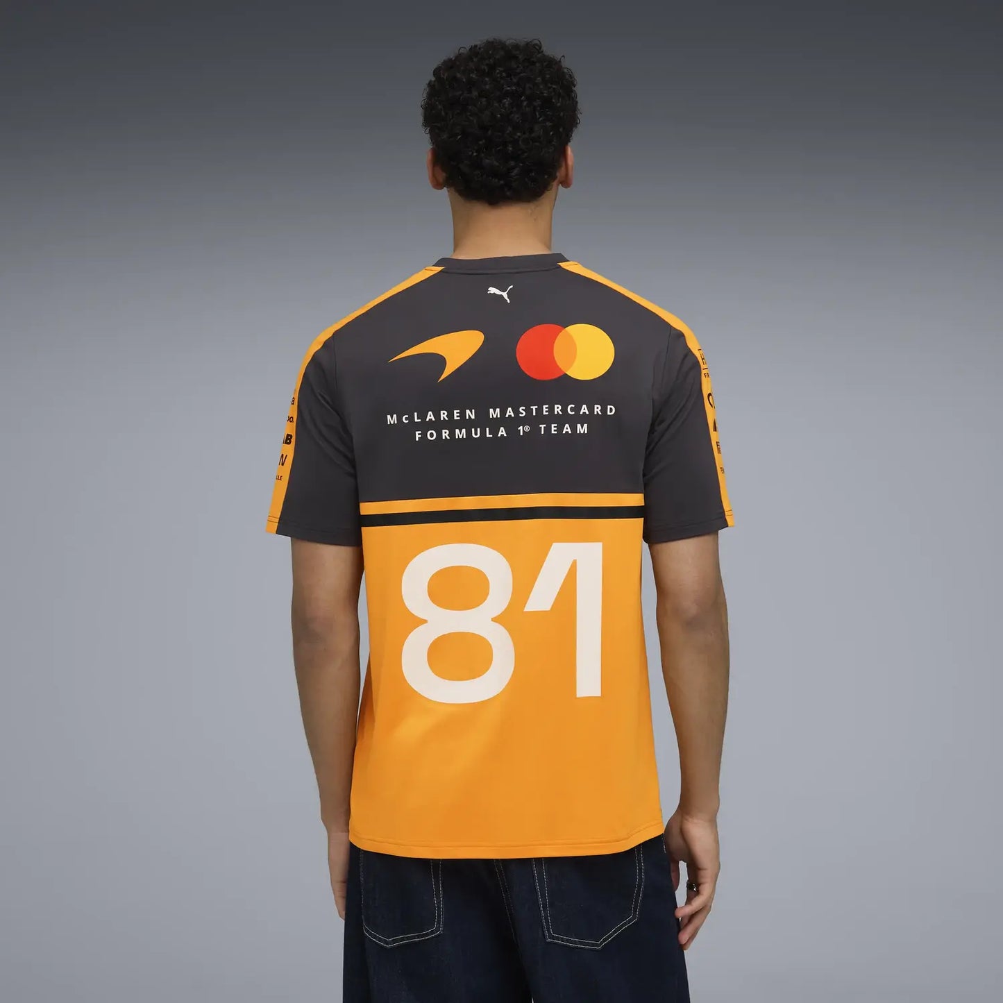 McLaren t-shirt, team, Oscar Piastri, papaya, 2026