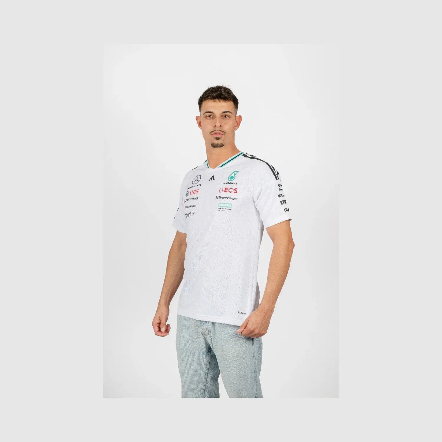 Mercedes Jersey, team, adidas, white